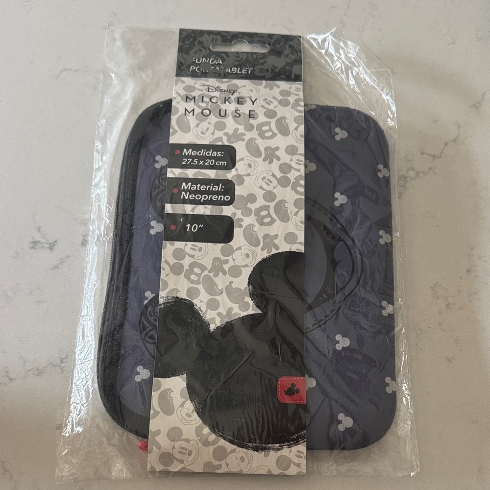 Disney Mickey Mouse Neoprene Tablet Cover - Black and Gray